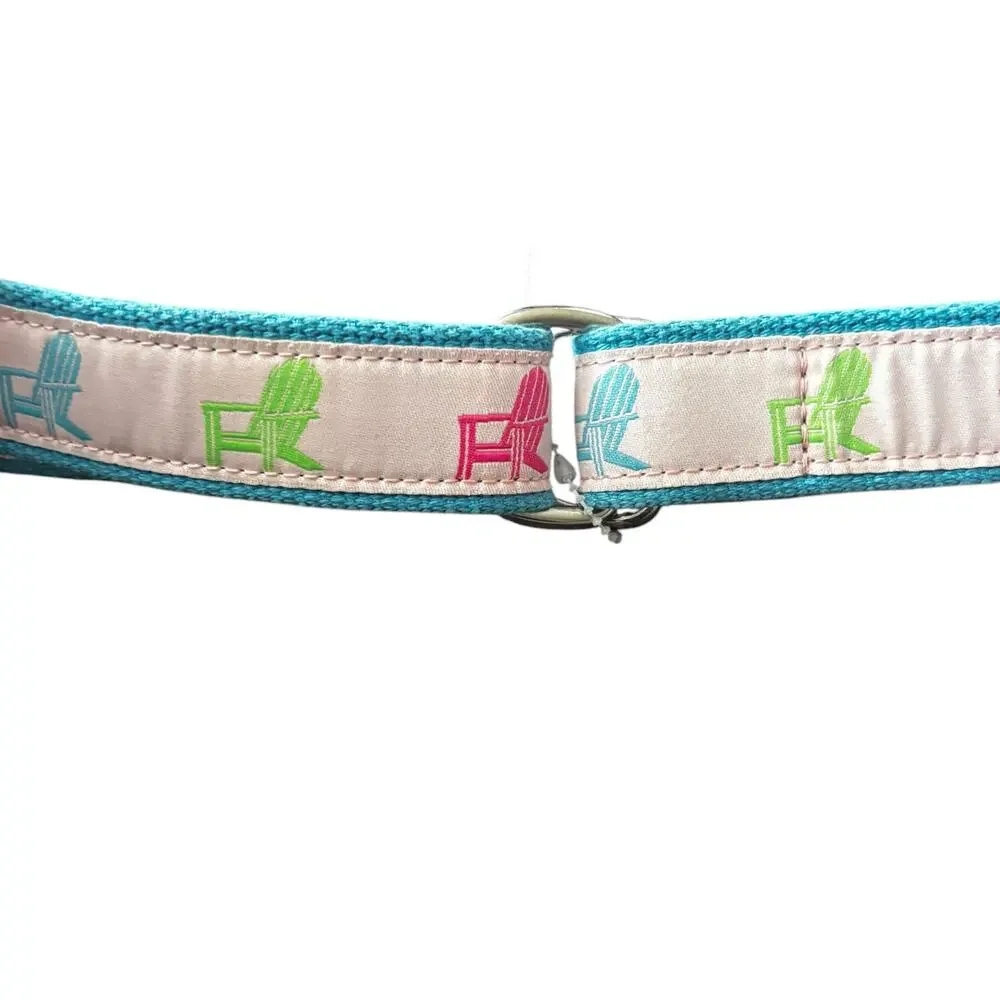 Douglass Paquette D-Ring Canvas Belt Beachy Womans Large Beach Chairs 44” Long